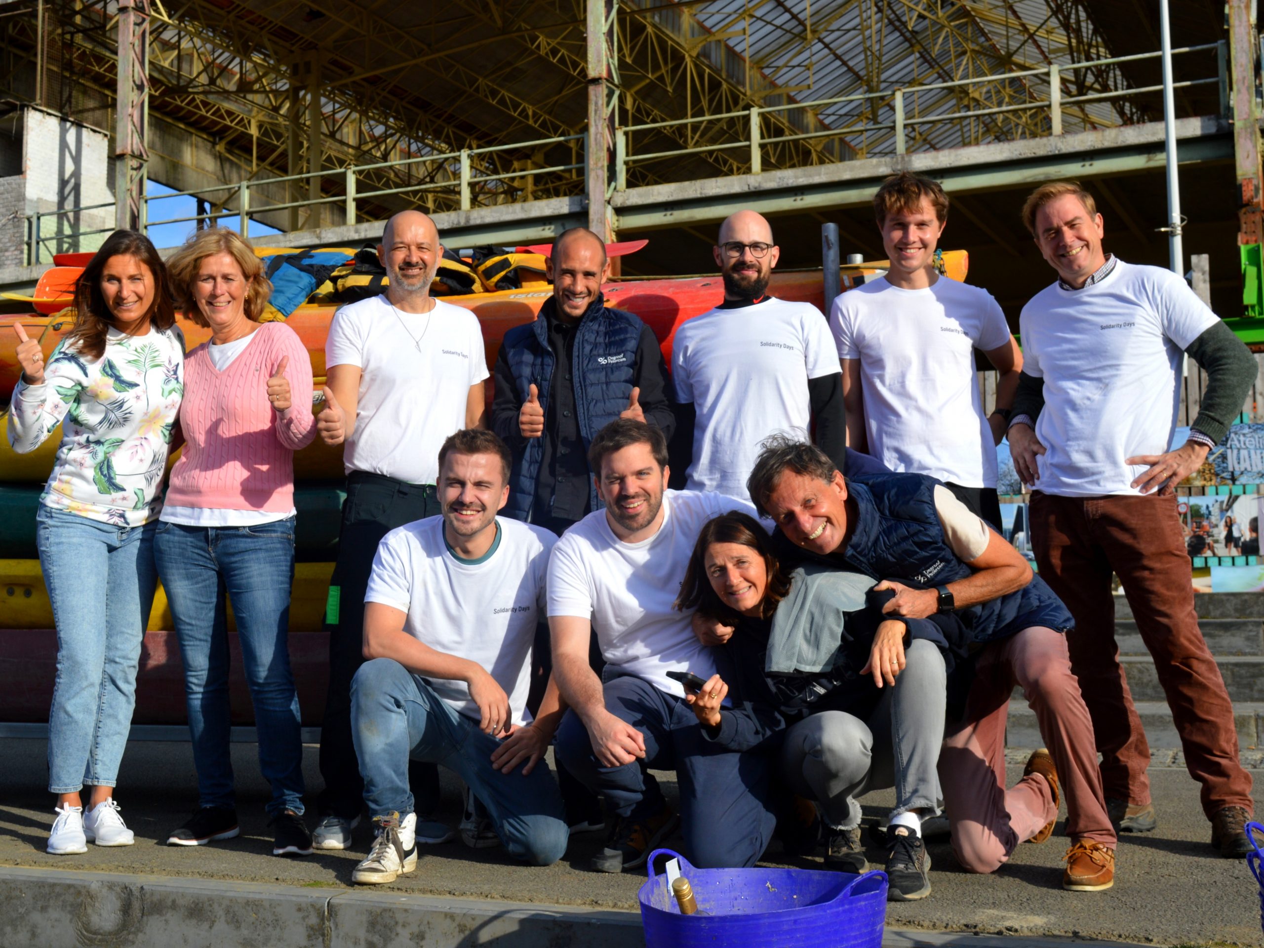 Read more about the article School group and enthusiastic colleagues from Bruxelles Environment, Achilles Design, GiveaDay & Degroof Petercam Foundation